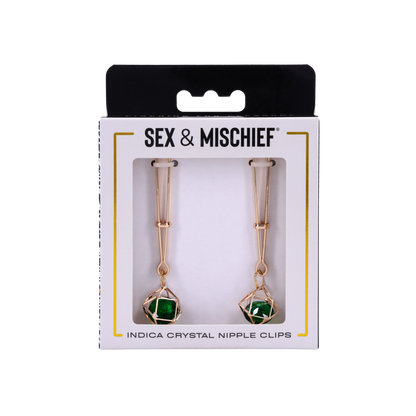 Indica Crystal Nipple Clips
